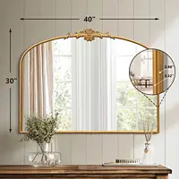 arch mirror vanity,arch bathroom mirror of of Antique Arch Bathroom Mirror Collection in gold finish with 30*40
